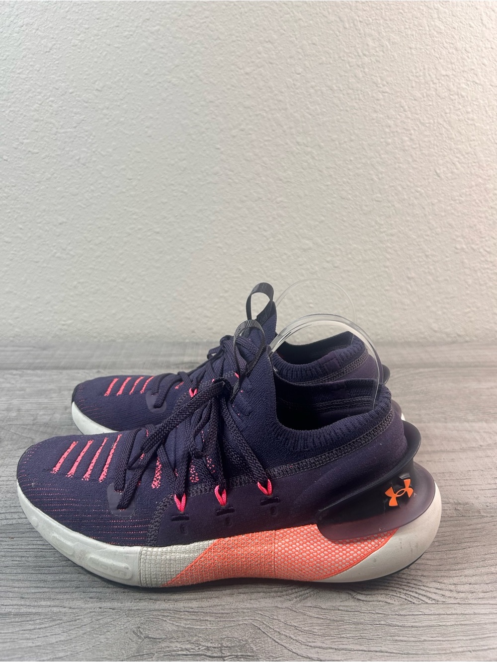 Under Armour HOVR Phantom 3 Purple Pink Running Shoes Women’s Size 9 - Picture 3 of 9